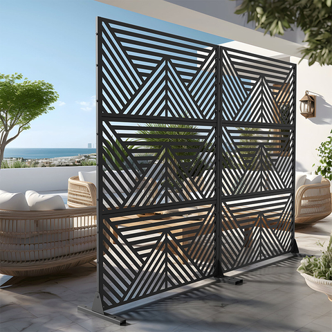 Recinzione di sicurezza perimetrale tagliata al laser